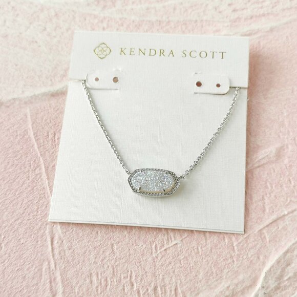 Kendra Scott Jewelry - Kendra Scott Elisa Drusy Silver Necklace